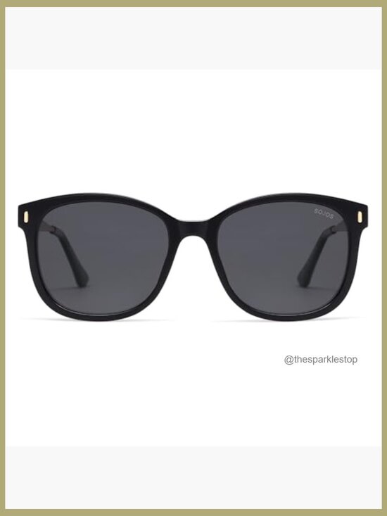 Classic Square Polarized Sunglasses Oversized Retro UV400 Protection main image 6